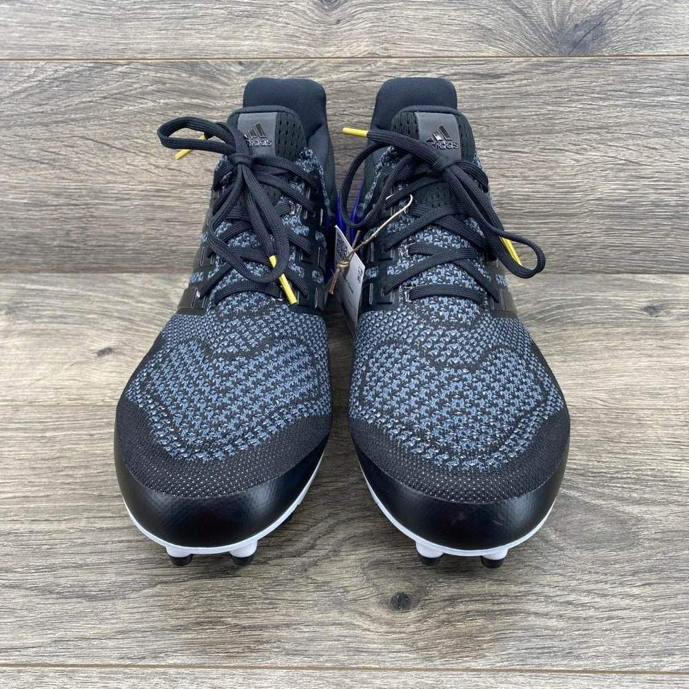 Adidas Ultraboost Football Cleat Mens 11 Black Grey Purple JP7410 Primeknit